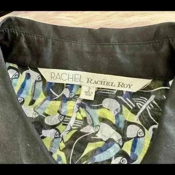 Rachel Roy Womens Tuscan Skort Romper Jumpsuit Multicolored Toucan Size 2 - Picture 5 of 9